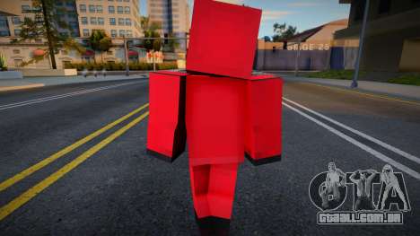 Minecraft Squid Game - Trangle Guard para GTA San Andreas