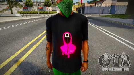 Squid Game Guard T-Shirt para GTA San Andreas