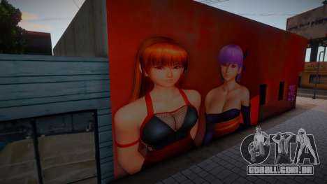 DOA Hot Kasumi and Ayane Mural 1 para GTA San Andreas