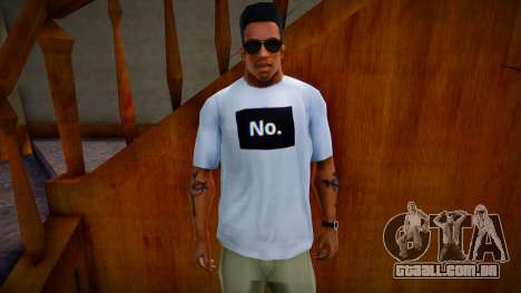T-shirt No. para GTA San Andreas