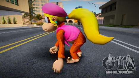 Dixie Kong from Super Smash Bros. Brawl para GTA San Andreas