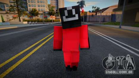 Minecraft Squid Game - Trangle Guard para GTA San Andreas