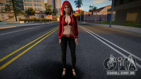 Harley Quinn Hoody 1 para GTA San Andreas