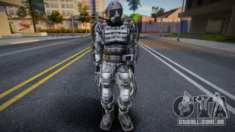 Membro do grupo X7 em um exoesqueleto da S.T.A.L para GTA San Andreas
