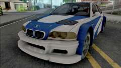 BMW M3 GTR (NFS Most Wanted Intro Cutscene) para GTA San Andreas