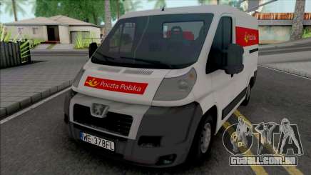 Peugeot Boxer Poczta Polska para GTA San Andreas