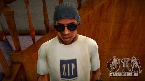 Winter Skully Hat for CJ v2 para GTA San Andreas