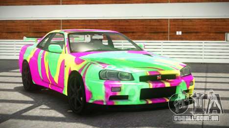 Nissan Skyline R34 Zq S10 para GTA 4