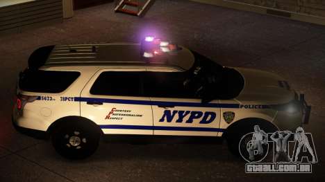 Ford Explorer 2015 NYPD (ELS) para GTA 4