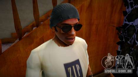 Winter Skully Hat for CJ v2 para GTA San Andreas