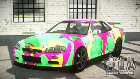 Nissan Skyline R34 Zq S10 para GTA 4