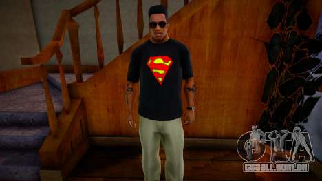 Superman Shirt para GTA San Andreas