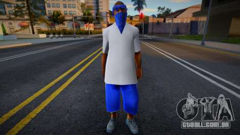 Crip1 Bandana HD para GTA San Andreas