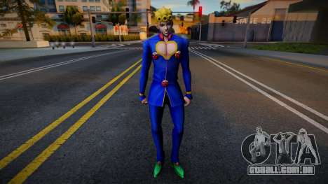 Giorno Giovanna from JJBA Diamond Records 2 para GTA San Andreas