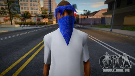 Crip1 Bandana HD para GTA San Andreas