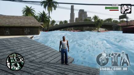 Water Level Flood Roof with Waves para GTA San Andreas Definitive Edition