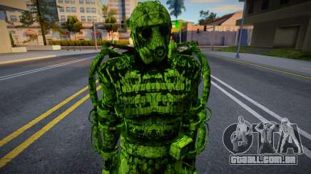 Membro do grupo Hunter em um exoesqueleto de S.T. para GTA San Andreas