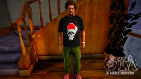 Christmas Skull T-Shirt v1 para GTA San Andreas