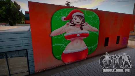 Little Witch Academia Christmas Mural v1 para GTA San Andreas
