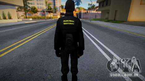 Azkaban Security Tactical Uniform para GTA San Andreas