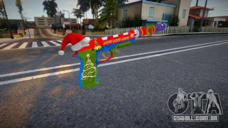 X-MAS Weapon - Silenced para GTA San Andreas