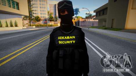 Azkaban Security Tactical Uniform para GTA San Andreas