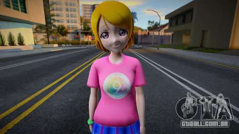 Love Live - Tshirt 154 para GTA San Andreas