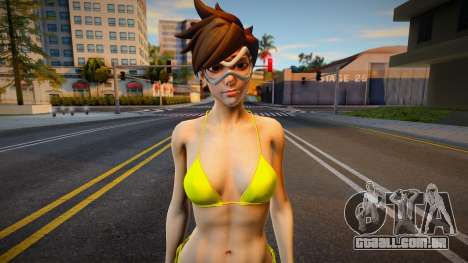 Tracer Bikini from Overwatch para GTA San Andreas