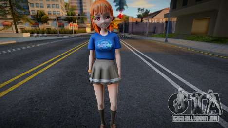 Love Live - Tshirt 9 para GTA San Andreas