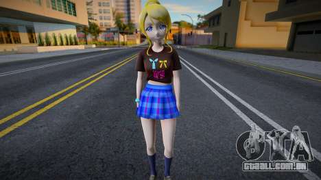 Love Live - Tshirt 57 para GTA San Andreas