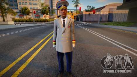 Uniforme cerimonial do General para GTA San Andreas