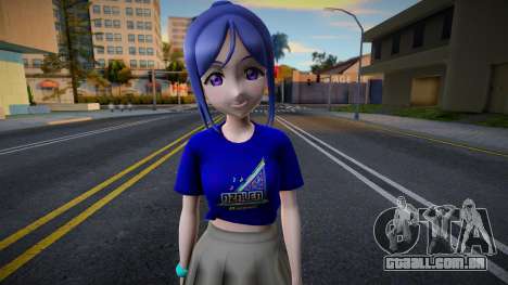 Love Live - Tshirt 18 para GTA San Andreas