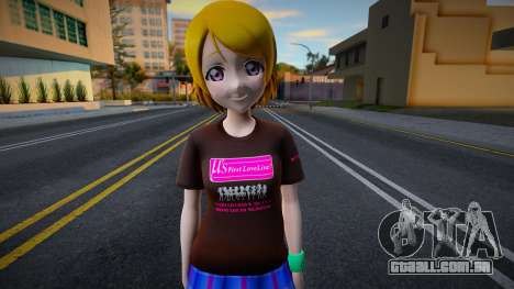 Love Live - Tshirt 96 para GTA San Andreas