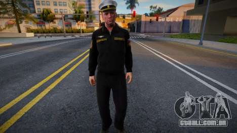 Marinheiro da Marinha em uniforme de escritório para GTA San Andreas