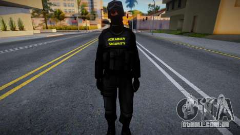 Azkaban Security Tactical Uniform para GTA San Andreas