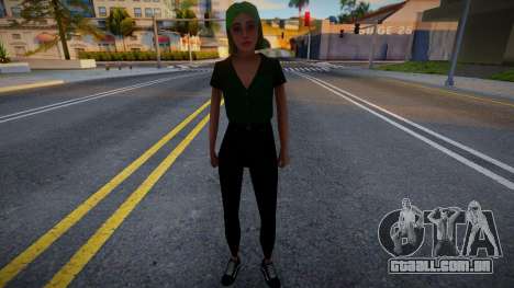 Garota com cabelo brilhante 2 para GTA San Andreas