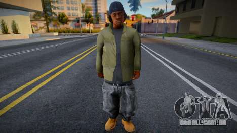 Um homem com roupas de inverno para GTA San Andreas