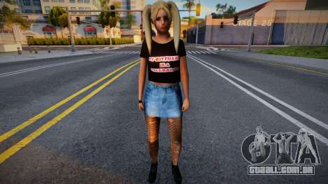 Cute Girl v2 para GTA San Andreas
