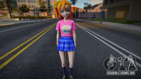 Love Live - Tshirt 153 para GTA San Andreas