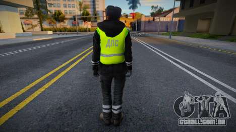 Inspetor de polícia de trânsito em uma jaqueta para GTA San Andreas