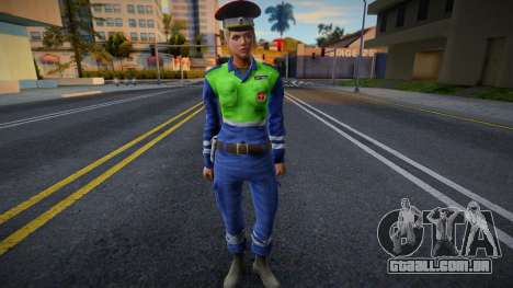 Inspetora de polícia de trânsito feminina para GTA San Andreas