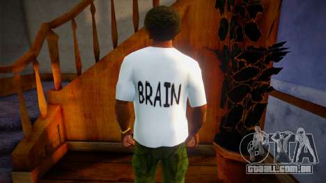 Camiseta do DJ Brain para GTA San Andreas