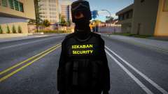 Azkaban Security Tactical Uniform para GTA San Andreas