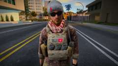 Soldado de uniforme para GTA San Andreas