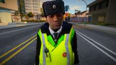 Inspetor de polícia de trânsito em uma jaqueta para GTA San Andreas