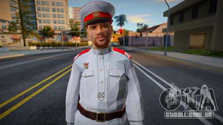 Policial soviético em uniforme de 1947 para GTA San Andreas