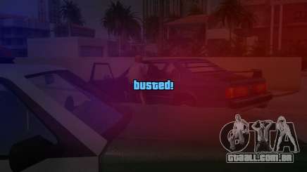 Improved Wasted Busted Overlay para GTA Vice City Definitive Edition
