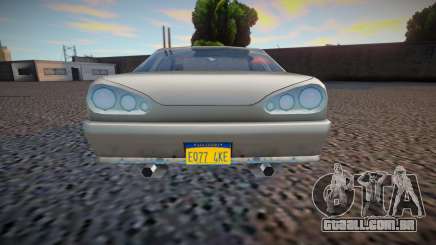 San Fierro License Plate (New York Style) para GTA San Andreas