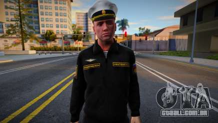 Marinheiro da Marinha em uniforme de escritório para GTA San Andreas