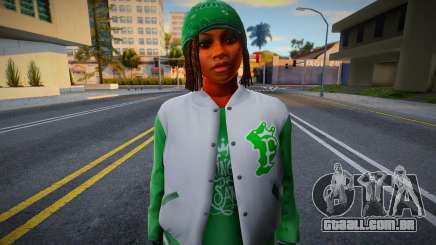 Grove (Families) Girl from GTA V 1 para GTA San Andreas